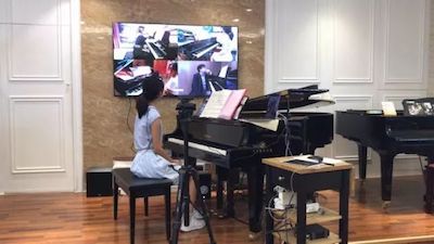 713贵宾会检测线路特邀艺术家浙江音乐学院钢琴系丁阳博士Hybrid远程教育大师班+音乐会圆满成功